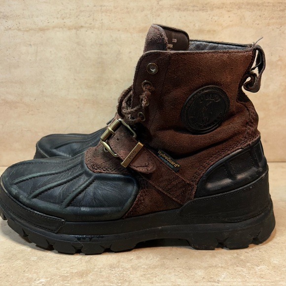 Polo Ralph Lauren Oslo High Boot Mens 11 Suede Duck Waterproof HydroGuard 11721